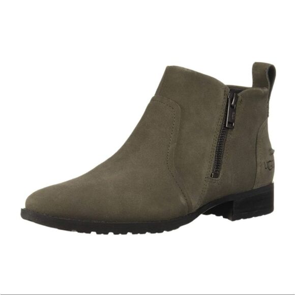 UGG Aureo II Ankle Boot Slate Suede Sz 10 - Picture 1 of 10